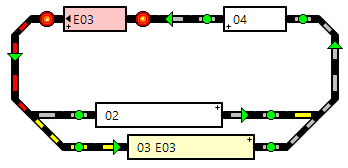 In-Melder in Block 01 ausgelöst