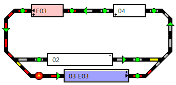 Simulieren von enter in Block 03