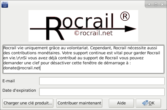 La fenêtre de dialogue de contribution