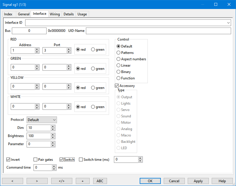 Interface Configuration Interface Configuration