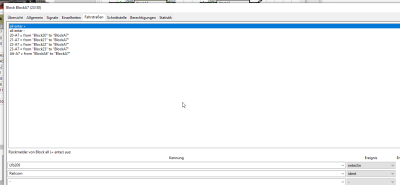 Block Fahrstrassen Block Fahrstrassen